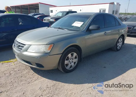 2009 Hyundai Sonata Gls из США, поврежденный, VIN 5NPET46C89H560158